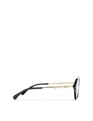 CHANEL CH3504 Pilot-Frame Metal Optical Glasses detail 2