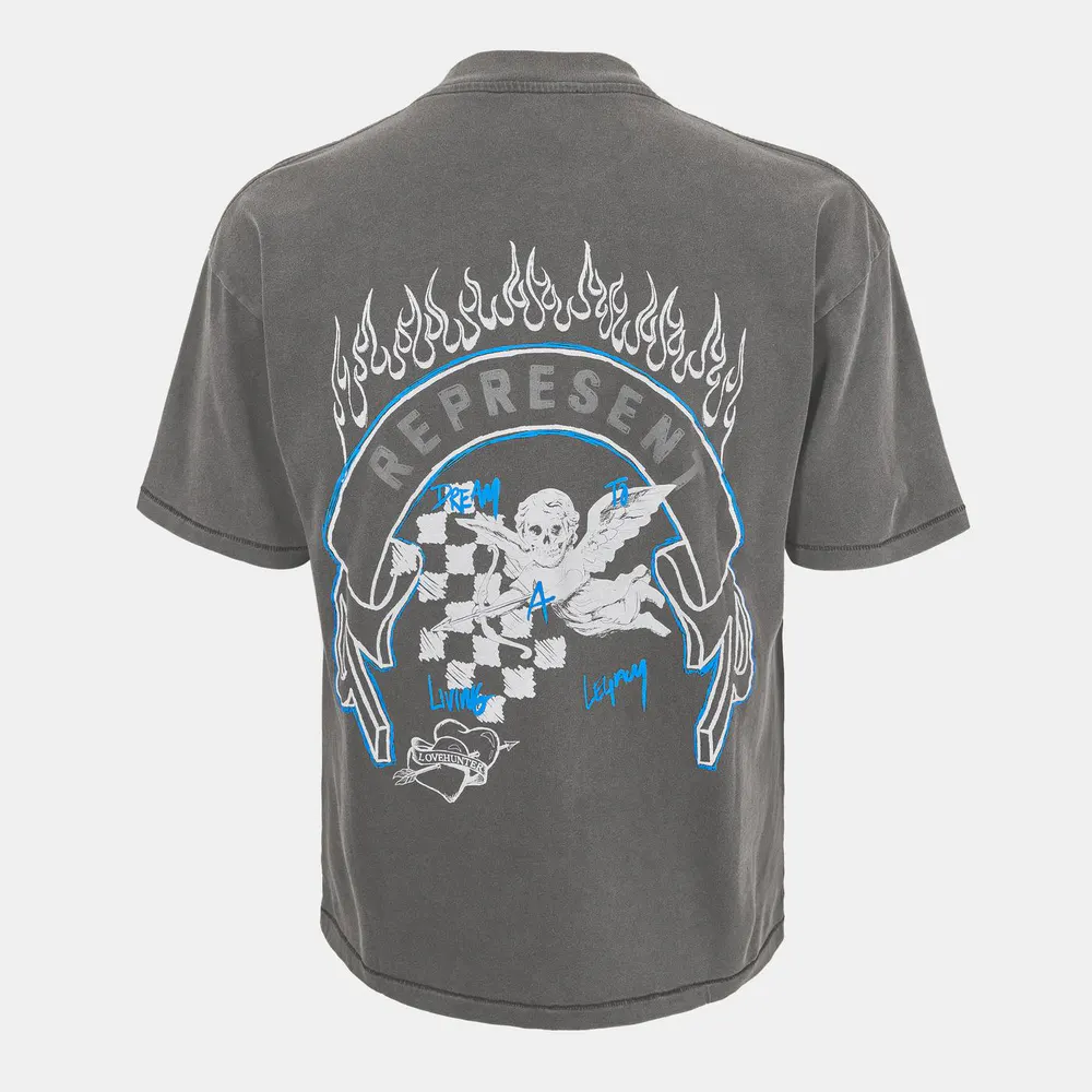 Represent Men's Rep Legacy Oversized T-Shirt detail 2