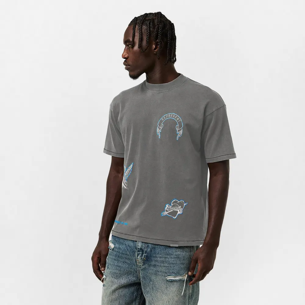 Represent Men's Rep Legacy Oversized T-Shirt detail 3