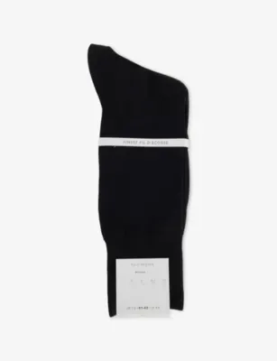 FALKE No 9 Crew-Length Wool-Blend Socks - LIGHT GREY MELANGE - 7.5-8