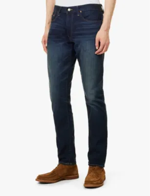 POLO RALPH LAUREN Sullivan logo-embroidered slim-leg stretch-denim jeans - 32/32 detail 3