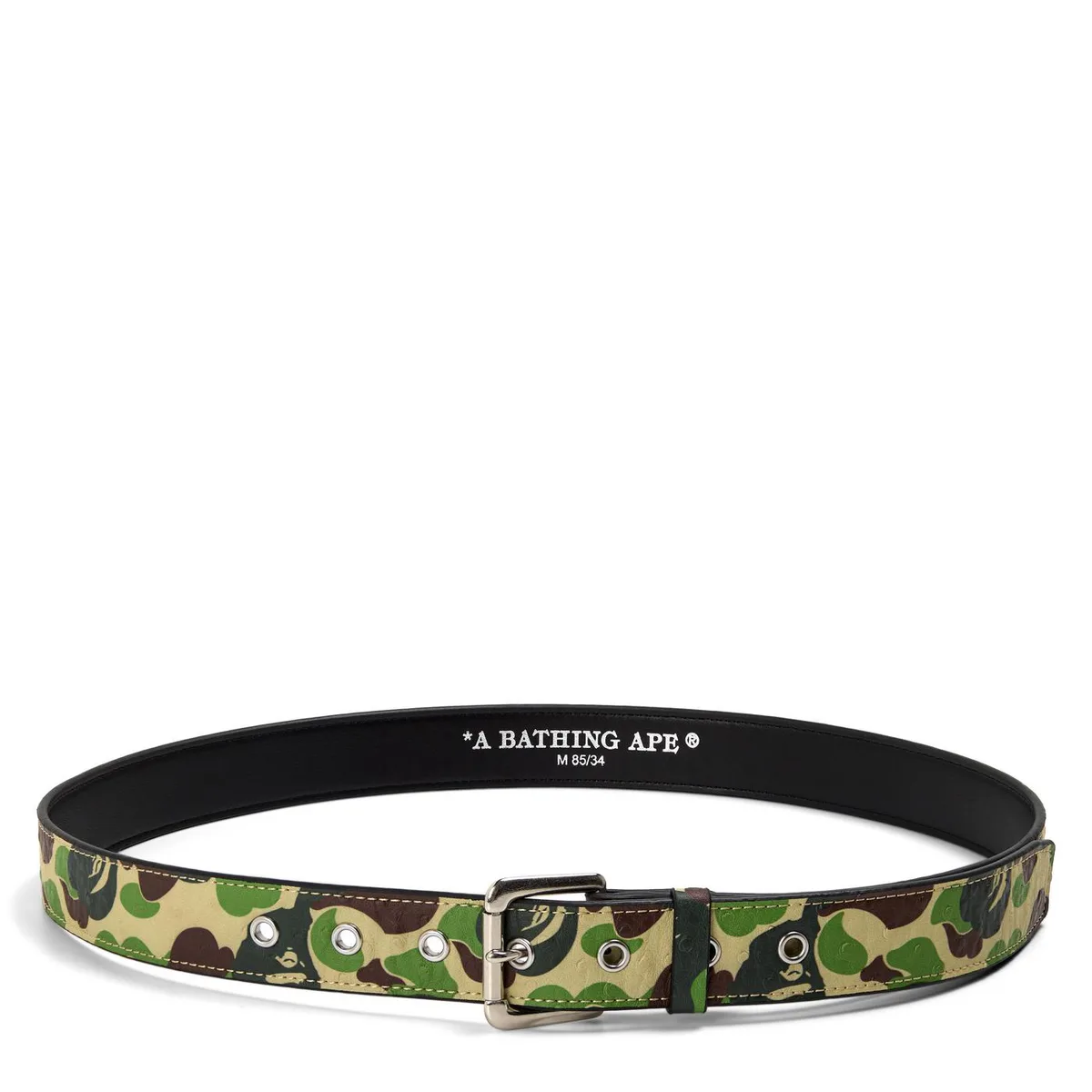 A Bathing Ape Bape ABC Camo Belt Sn54 in Green Camo – Accessories