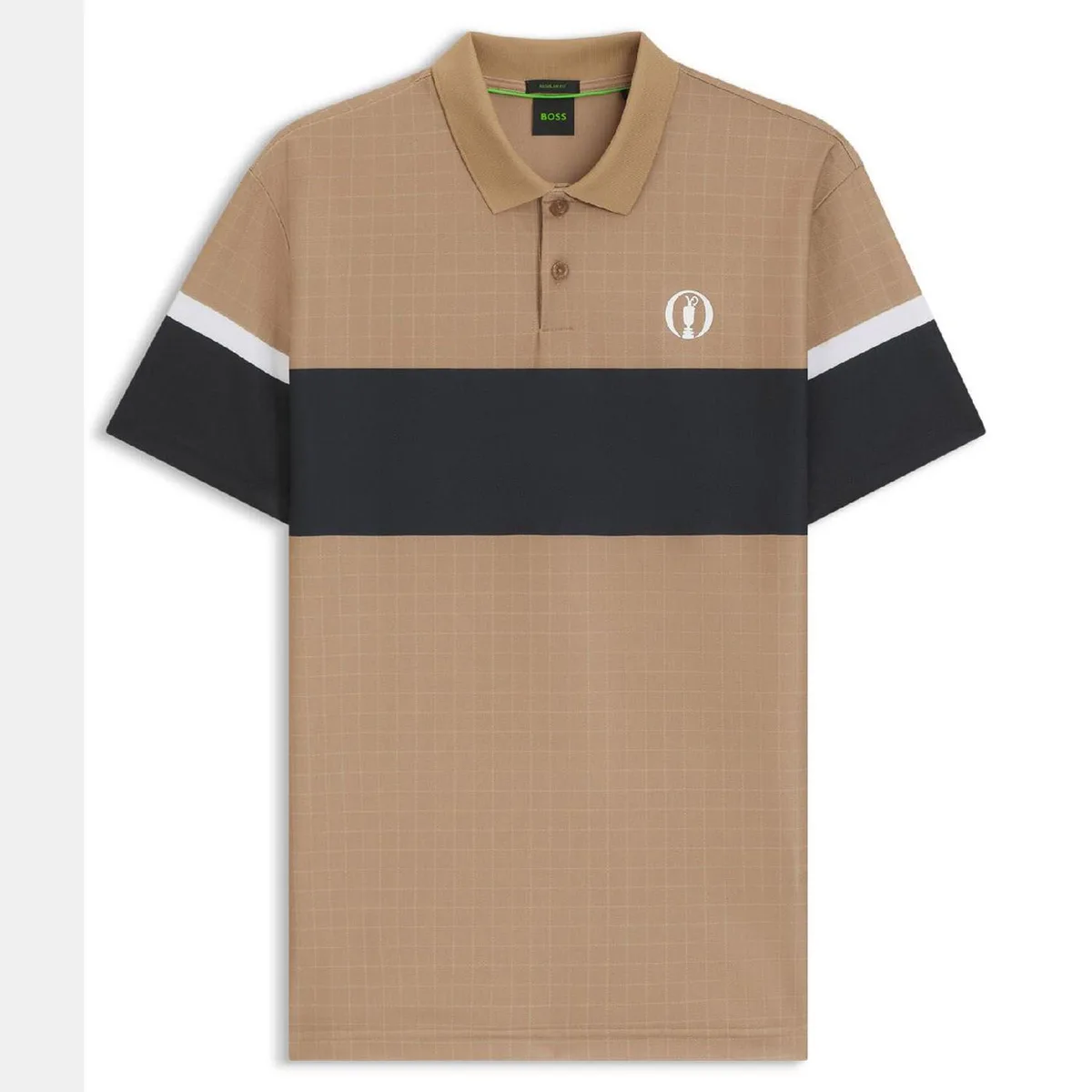 Boss The Open 25 Paddy Grid Pattern Polo Shirt