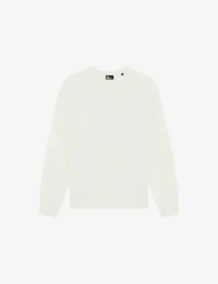 THE KOOPLES Crewneck Regular-Fit Stretch Wool And Cotton-Blend Jumper