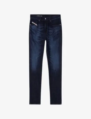 DIESEL 2019 D-Strukt 0adbl Slim-Leg Denim Jeans