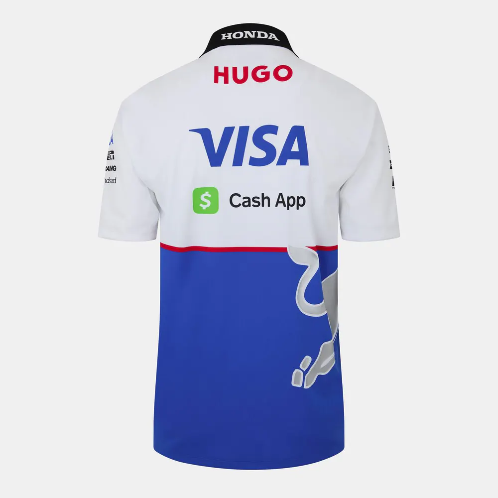 Hugo Men's X Racing Bulls Short-Sleeve Polo Shirt detail 2