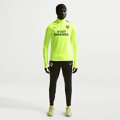 Nike Atlético Madrid Strike Men's Nike Dri-FIT Football Knit Pants - Black/Deep Royal Blue/White