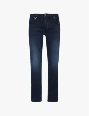NEUW Lou brand-patch straight-leg regular-fit stretch-denim blend jeans - 38/32