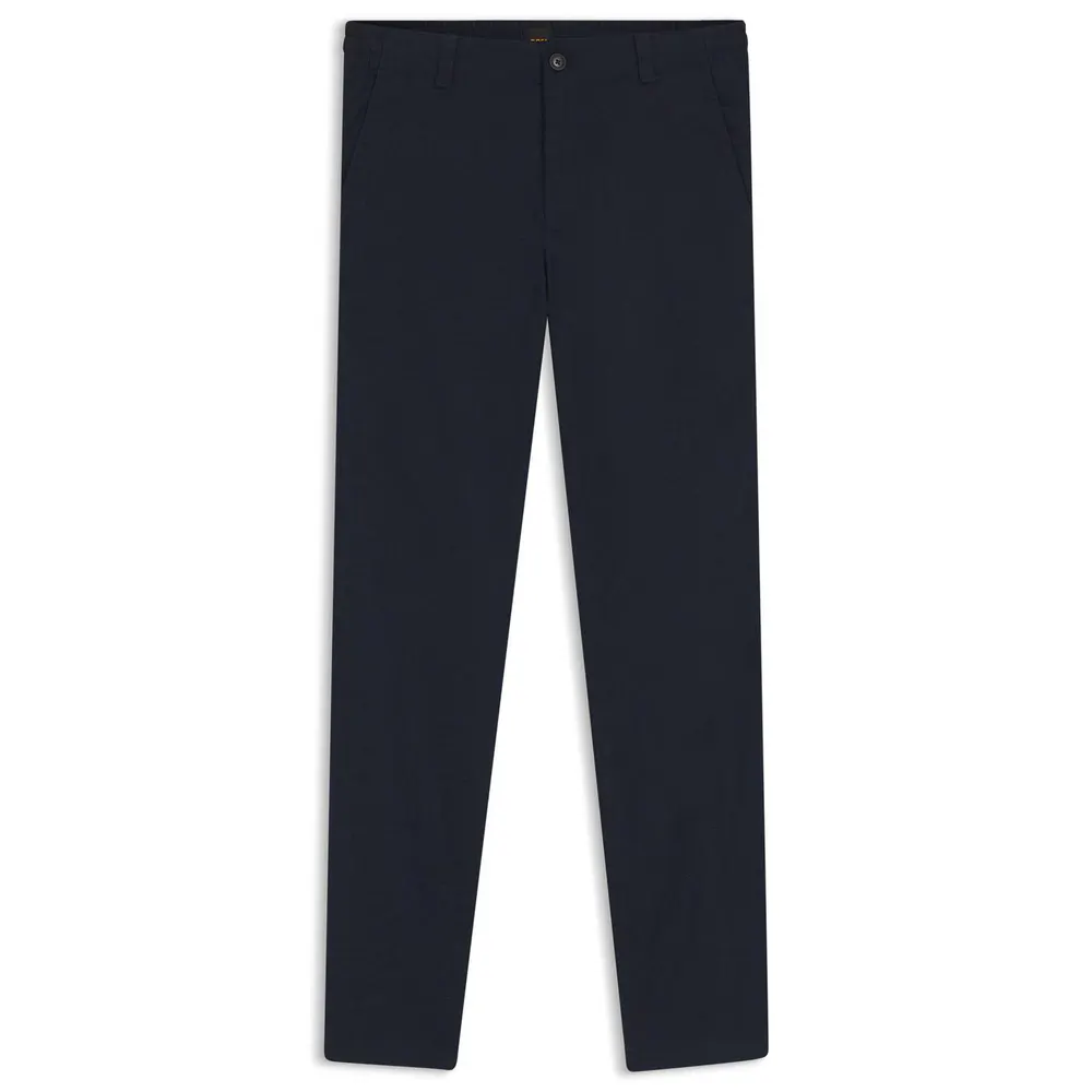 Boss Mens BOSS ORANGE Straight Leg Linen Trousers
