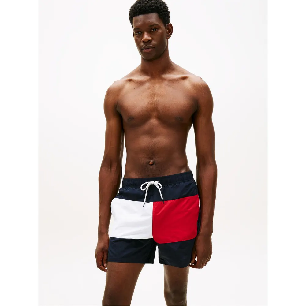 Tommy Hilfiger Archive Medium Drawstring Swim Shorts detail 2