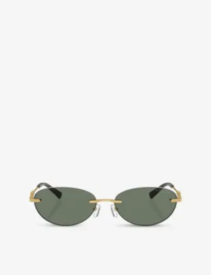 MICHAEL KORS MK1151 Manchester Rimless Metal Sunglasses