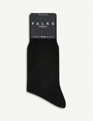 FALKE Firenze socks - 7.5-8 in BLACK – Mens | Underwear & socks | Socks | Plain Socks