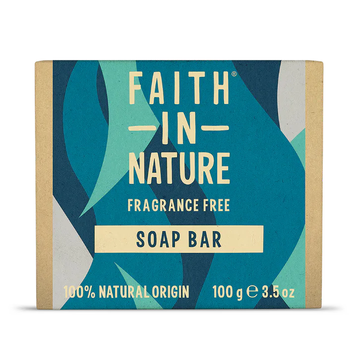 Faith in Nature Soap Bar Fragrance Free 100g