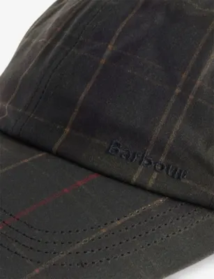 BARBOUR Haydon Tartan Cotton Cap detail 2