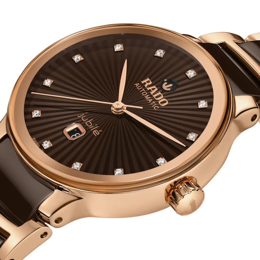 Rado Centrix 30.5mm Unisex Watch Brown in Brown, additional product view 2