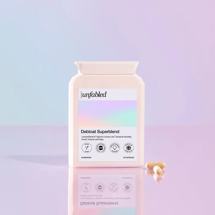 Unfabled Debloat Superblend Capsules 60s detail 3