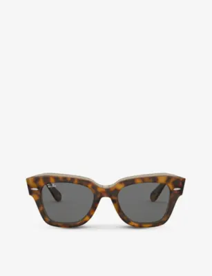 RAY-BAN RB2186 rectangular-frame sunglasses