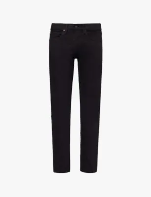 POLO RALPH LAUREN Logo-embroidered slim-leg stretch-denim jeans - 32/32