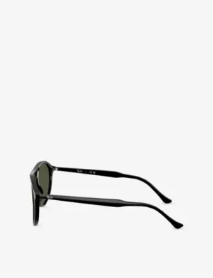 RAY-BAN RB2215 Square-Frame Acetate Sunglasses detail 3