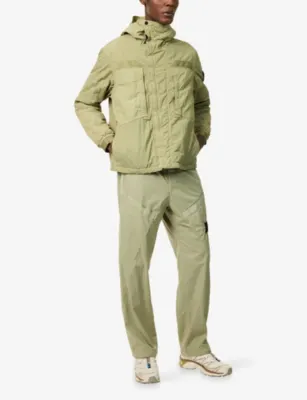 STONE ISLAND Tela Paracadute Stretch-Cotton Cargo Trousers detail 2