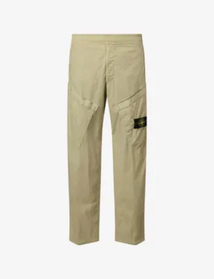 STONE ISLAND Tela Paracadute Stretch-Cotton Cargo Trousers