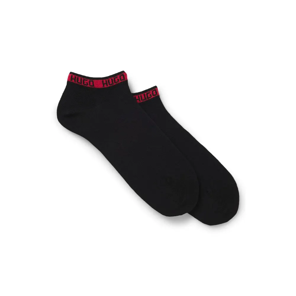 Hugo 2 Pack of Branded Cuff Socks