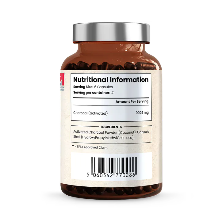 VitaBright Charcoal Capsules - 2004mg per Serving - 250 Capsules, additional product view 2