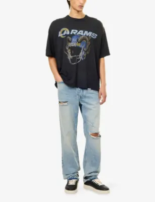 REPRESENT x NFL Los Angeles Rams Jersey T-shirt detail 2
