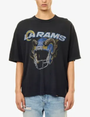 REPRESENT x NFL Los Angeles Rams Jersey T-shirt detail 3