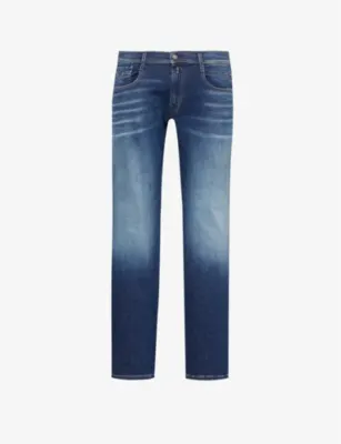 REPLAY Anbass regular-fit slim-leg jeans - 34/34 in DARK BLUE – Mens | Jeans | Slim