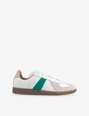 ADIDAS BW Army Suede and Leather Trainers - EUR 42 / 8 UK MEN in WHITE POWER GREEN OF – Mens | Trainers | Lace up trainers