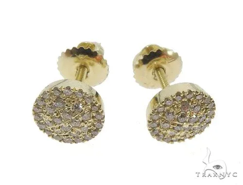 RINA - For Him FACTORY Prong Diamond Earrings 40389 in Rose Gold – Earrings