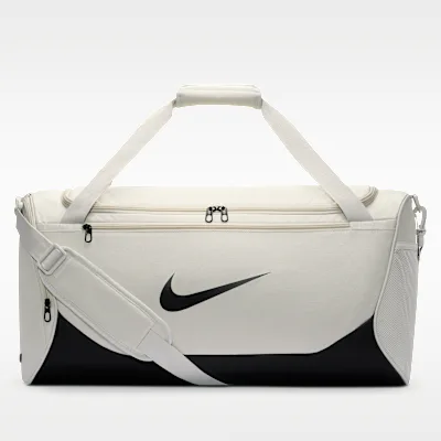 Nike Brasilia Training Duffel Bag (Medium, 60L) - Light Bone/Black/Black