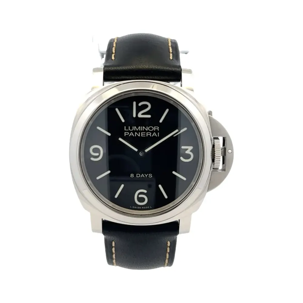 Panerai Luminor Base PAM00560 — 2021 — Very good in Black Quarter Arabic – Pre-owned watches