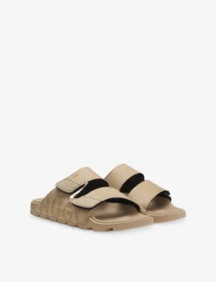 HUGO Branded Faux-Suede Sandals - EUR 42 / 8 UK MEN detail 3