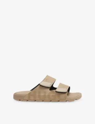 HUGO Branded Faux-Suede Sandals - EUR 42 / 8 UK MEN