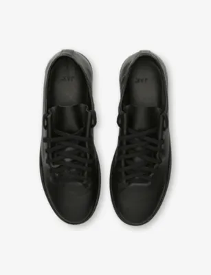 JAK Atom Leather Low-Top Trainers - EUR 45 / 11 UK MEN in BLACK, additional product view 2