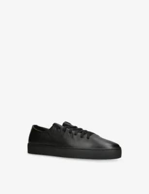 JAK Atom Leather Low-Top Trainers - EUR 45 / 11 UK MEN in BLACK, additional product view 3
