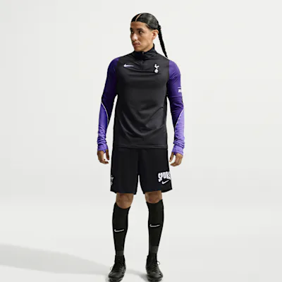 Nike Tottenham Hotspur Strike Third Men's Nike Dri-FIT Football Knit Shorts - Black/Black/White