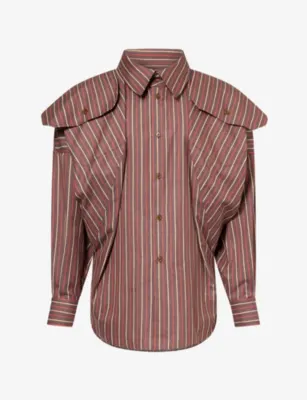 VIVIENNE WESTWOOD Broad Striped Cotton Shirt