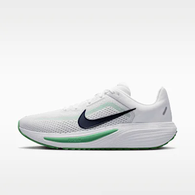 Nike Quest 7 Men's Road-Running Shoes - White/Green Spark/Midnight Navy