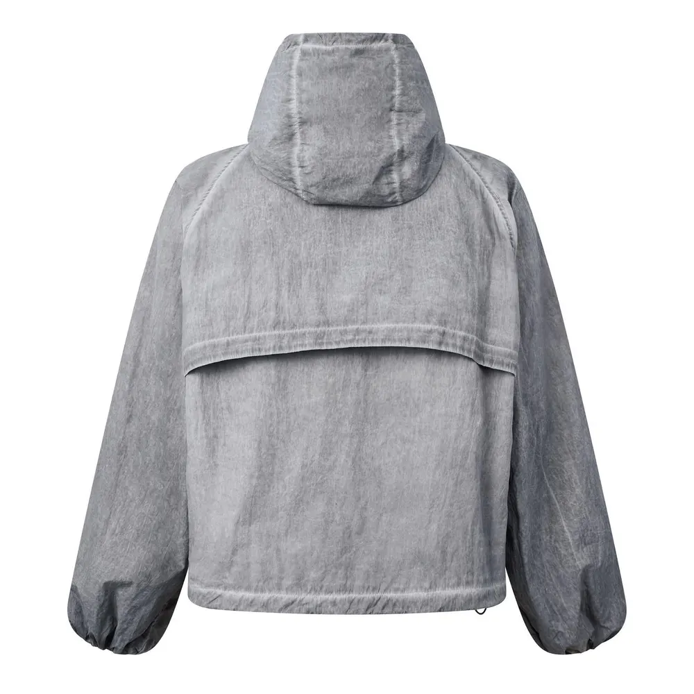 The Couture Club Men's Washed Windbreaker detail 2