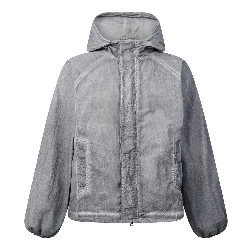 The Couture Club Men's Washed Windbreaker