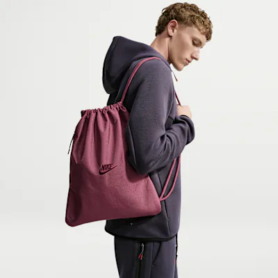 Nike Heritage 2.0 Drawstring Bag (12L) - Pink Smoke/Pink Smoke/Mystic Dates