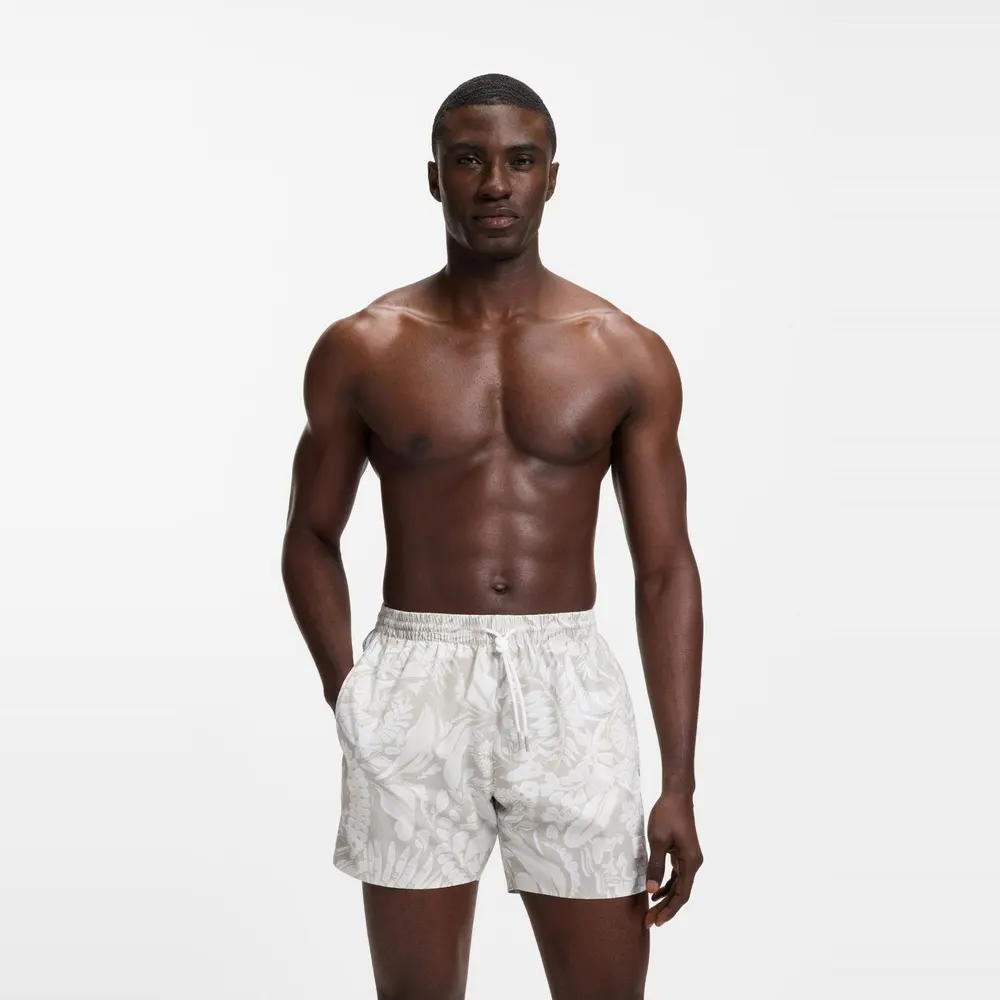 Boss Men's Piranha Printed Swim Shorts detail 2