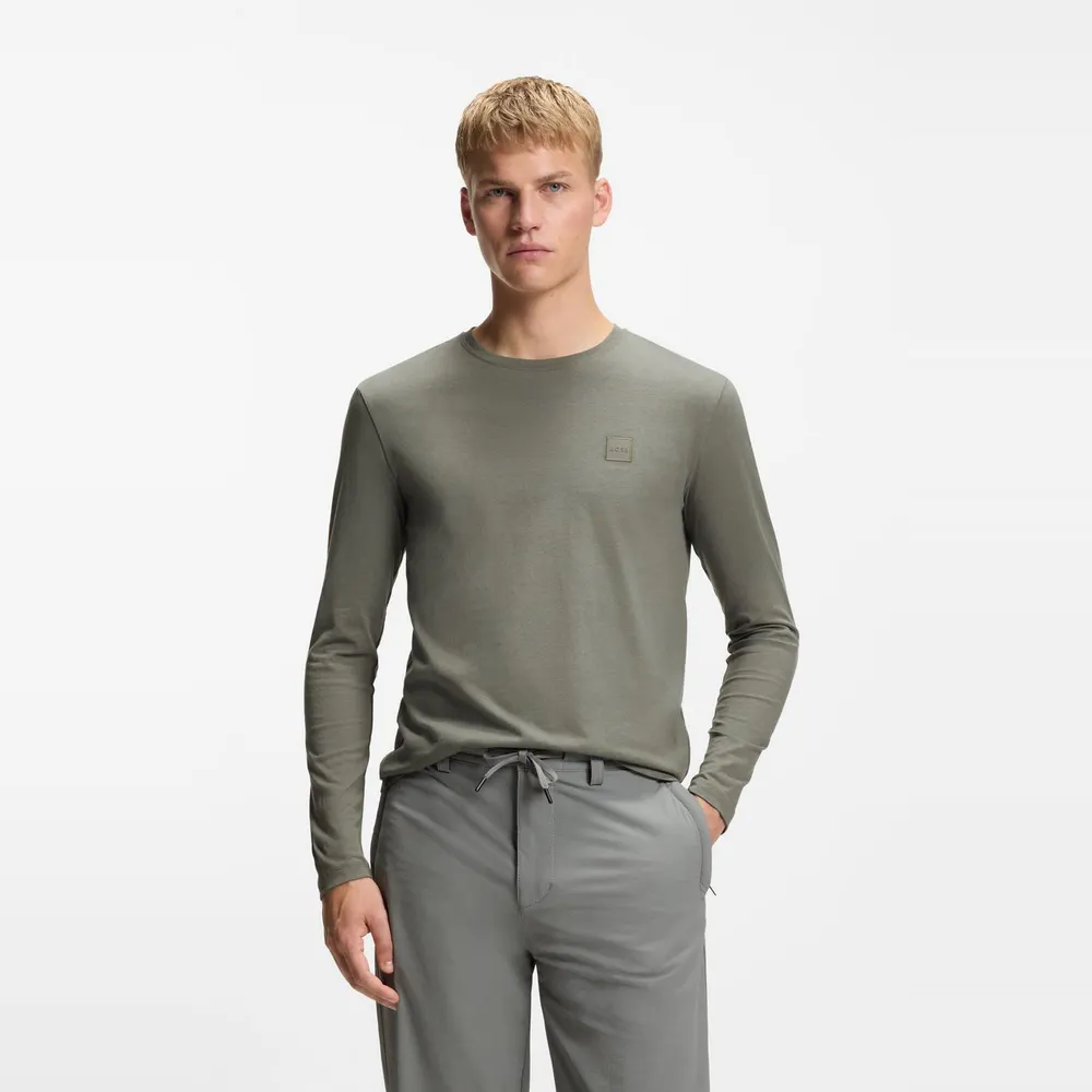 Boss Mens BOSS ORANGE Tacks Long Sleeve Top detail 2