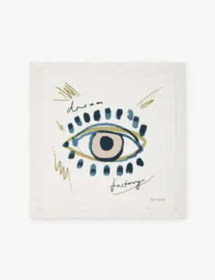 PAUL SMITH Dream Factory Print Cotton Pocket Square