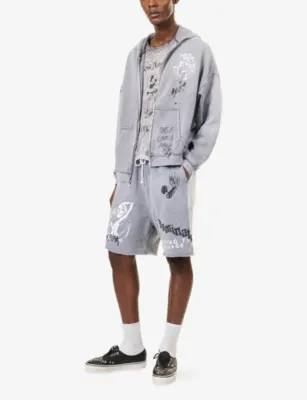 PALY HOLLYWOOD Carrying The Message Cotton-Blend Hoody - M/L detail 2