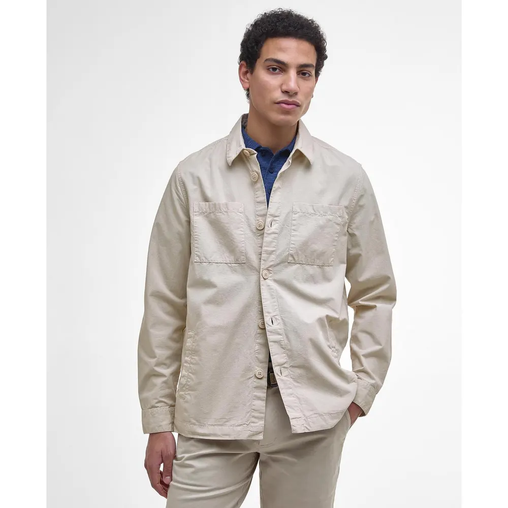 Barbour Men's Rickfell Ripstop Cotton Long Sleeve Overshirt detail 2