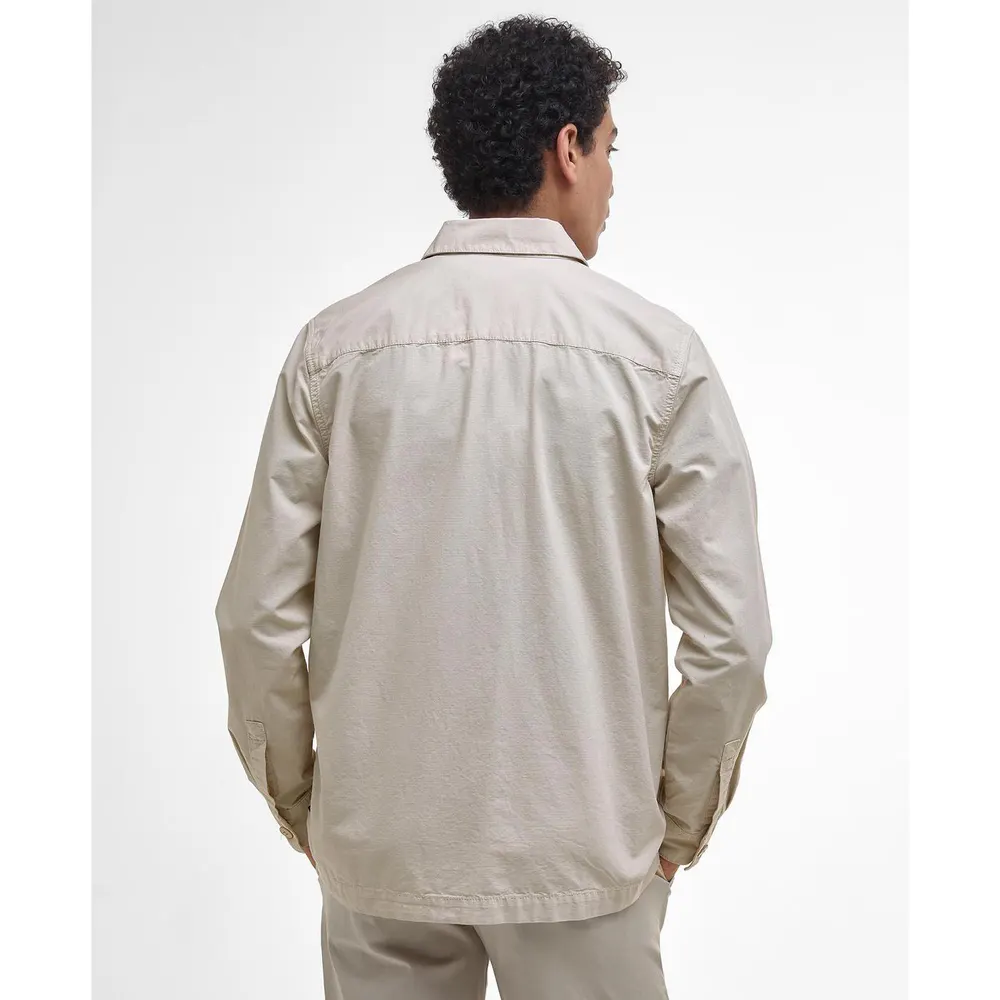 Barbour Men's Rickfell Ripstop Cotton Long Sleeve Overshirt detail 3